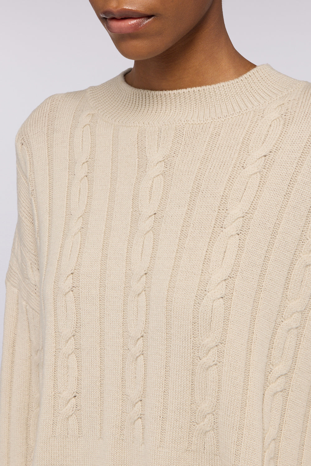 Maglia in lana con mix di punti 3|7e5497615c390baf89190792ae3549928f40262242eff14ce997ad43fc1c7f86