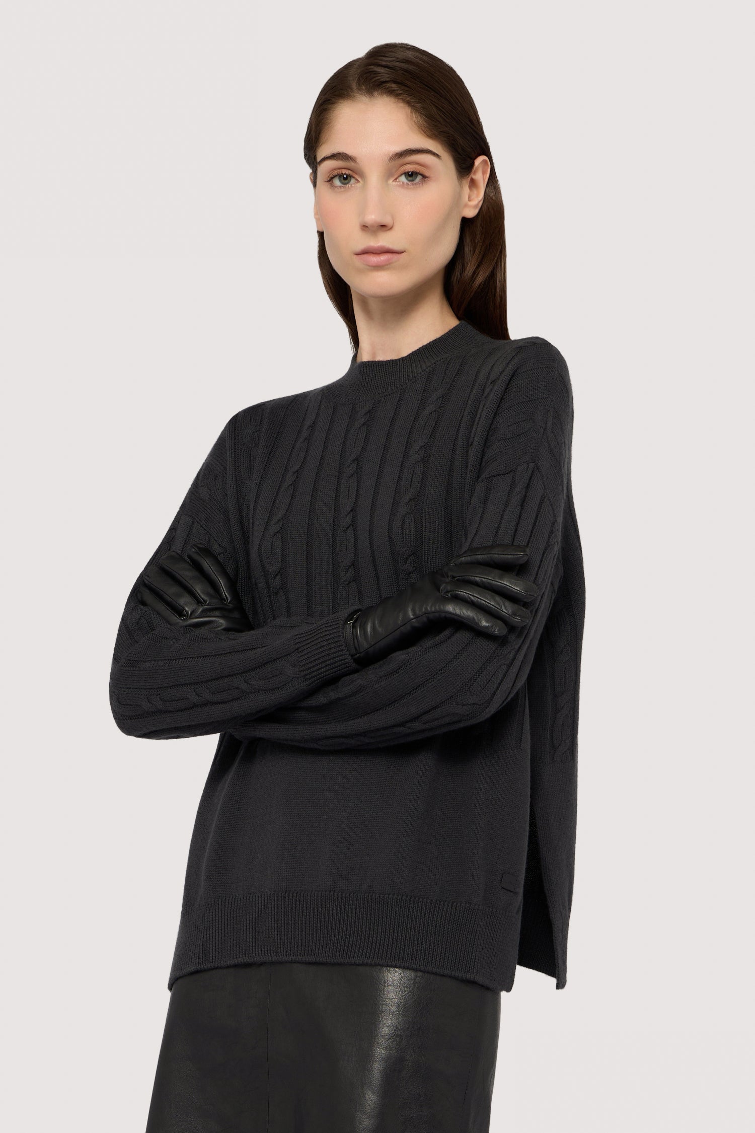 Maglia in lana con mix di punti 1|73492b9fb7252ec697b6f9af980ada308640f545960c50acb9c7e24d5fca1196