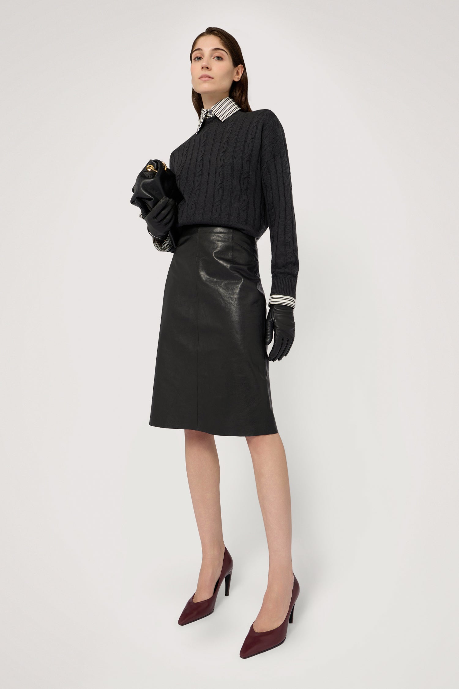 Maglia in lana con mix di punti 4|665795fd50fea75b96f77afe624992dc073d62ed71c6bdd405f2549c4a9cde1a