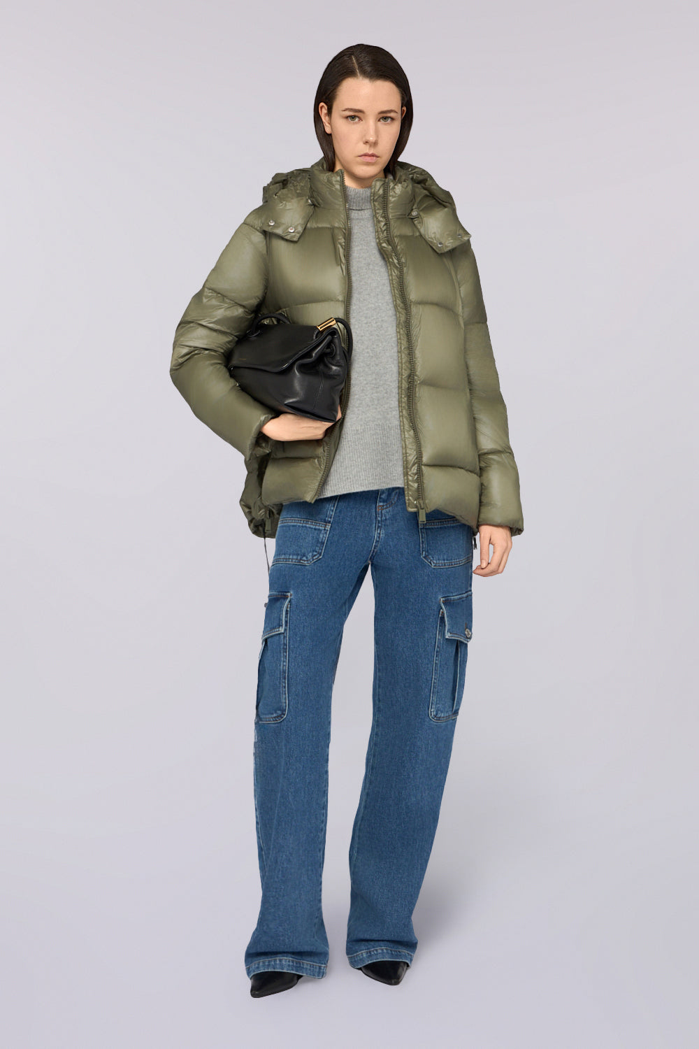 Maglia a collo alto senza maniche in misto lana 4|2643102224ca84ea17a859f20d67ad61ec663a5653431fc13faf6eff25f01a3e