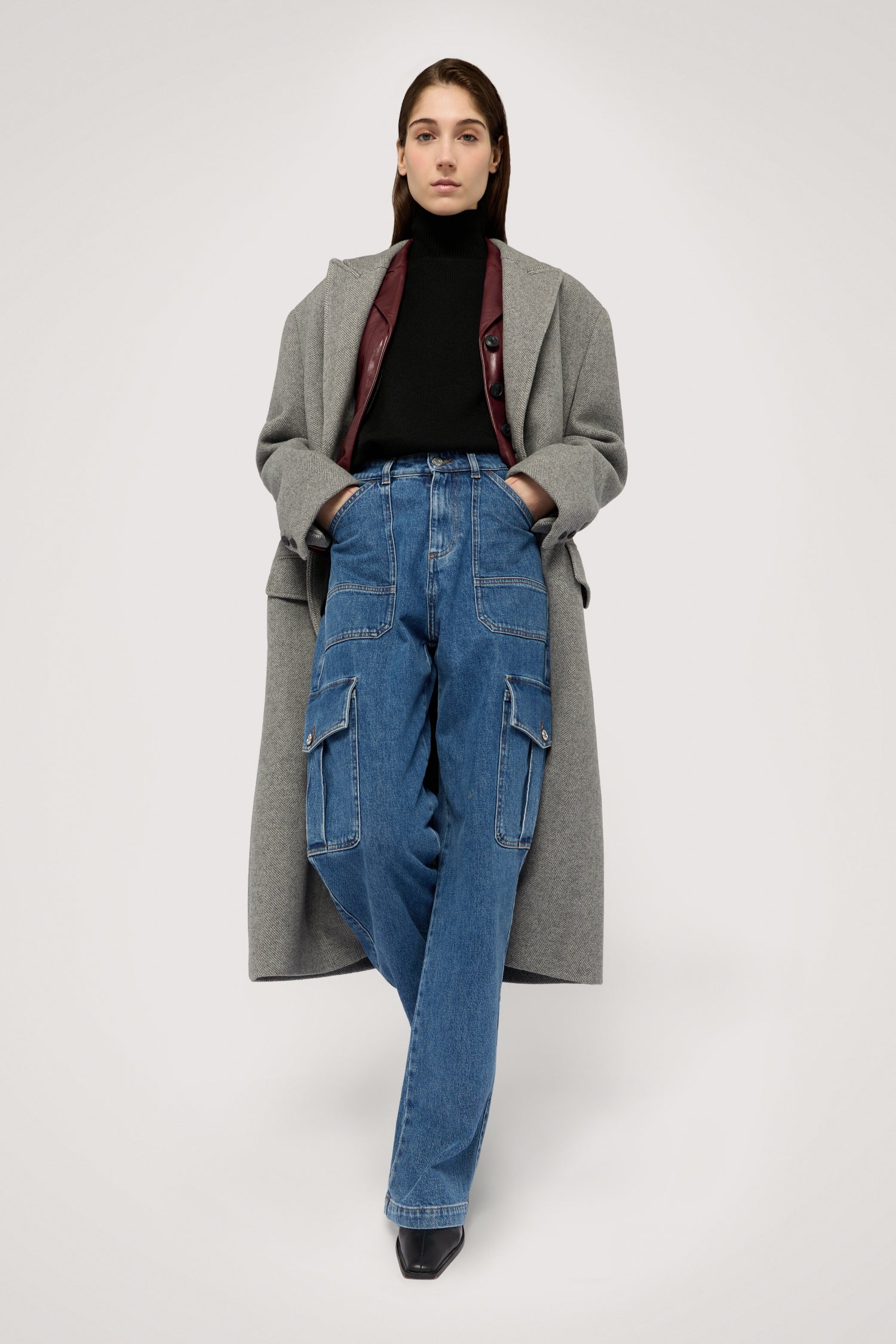 Maglia a collo alto senza maniche in misto lana 4|b4da7abf8e3d87d40d93bfead988563a26dacf174672c0bec3f8b8a23854ce78