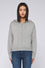 Wool-blend hooded jumper
