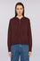 Pull à capuche en laine mélangée