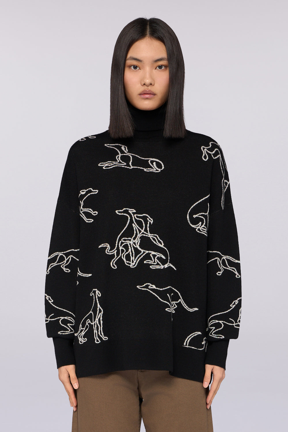 Maglia dolcevita in misto lana Gentle Society 1|6e14b3ee514ab50801c8c9f66d4ee1e5df45957a18ecc4570aa0038197dce6a8