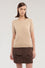 Short-sleeved top in viscose