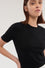 Short-sleeved top in viscose