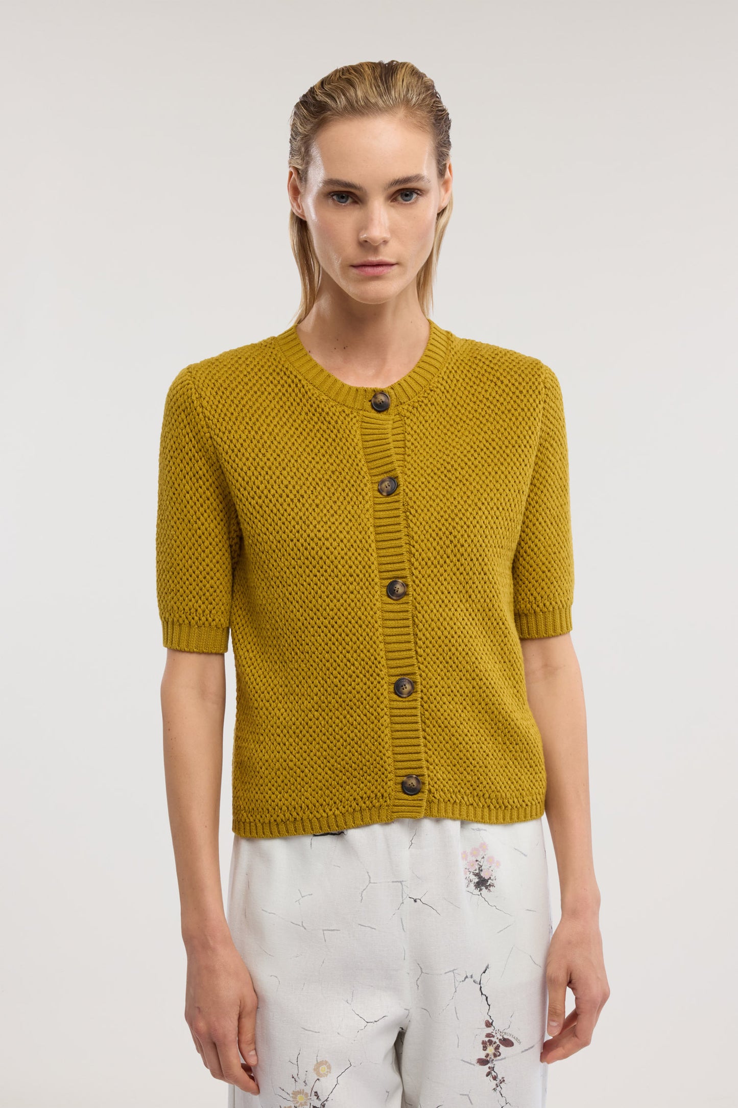 Cardigan in Maglia di Cotone 1|354e47a0bf73184b028112068bd74a2ed3a53ca33bbf8e8aa13fa1d9261a1bc1