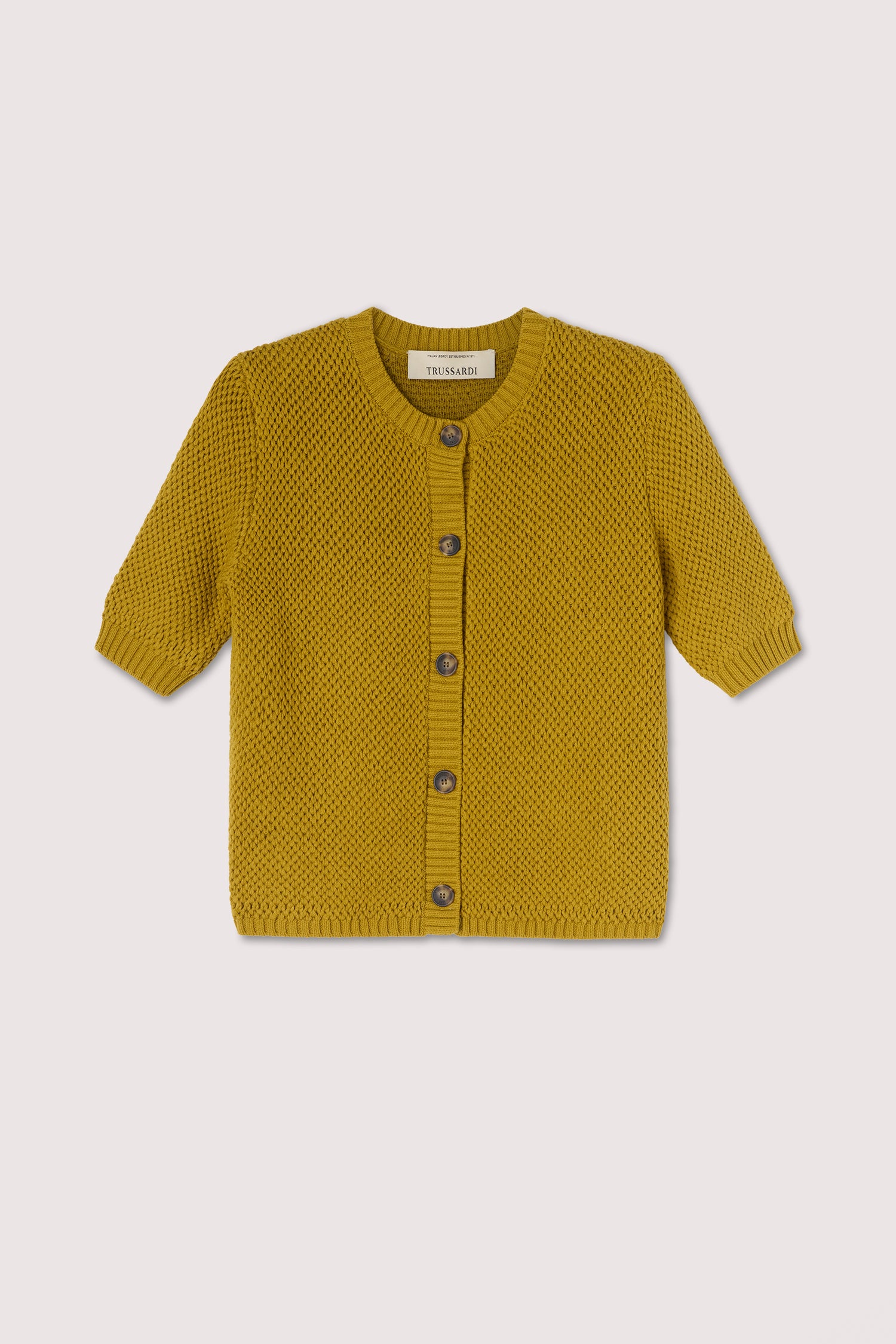 Cardigan in Maglia di Cotone 1|c19340dbb0343332b2fddfa7cdc24b9d582dec9ebf0b5bce4b3981145556435b