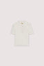 Polo crop in maglia di viscosa punto milano 4