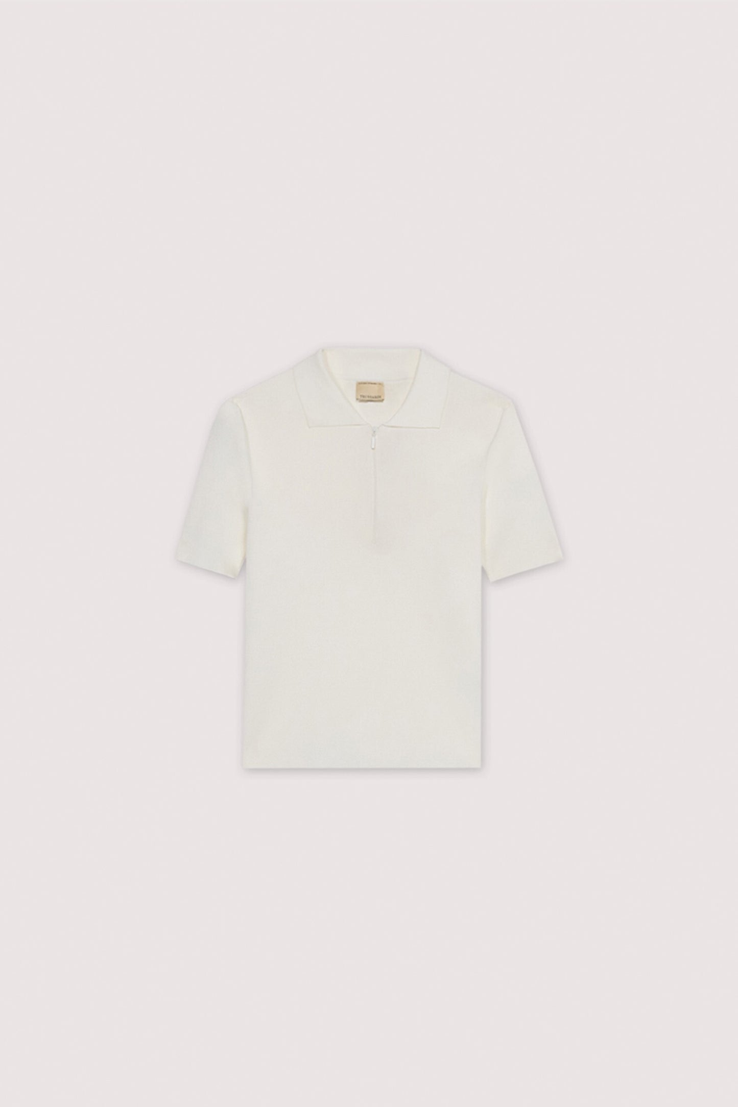 Polo crop in maglia di viscosa punto milano 4|b879bbdfb75cbf46294a3b651cfb24854541ddbc6cde47b2e9d7597abc967a63