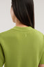 Polo crop in maglia di viscosa punto milano 4