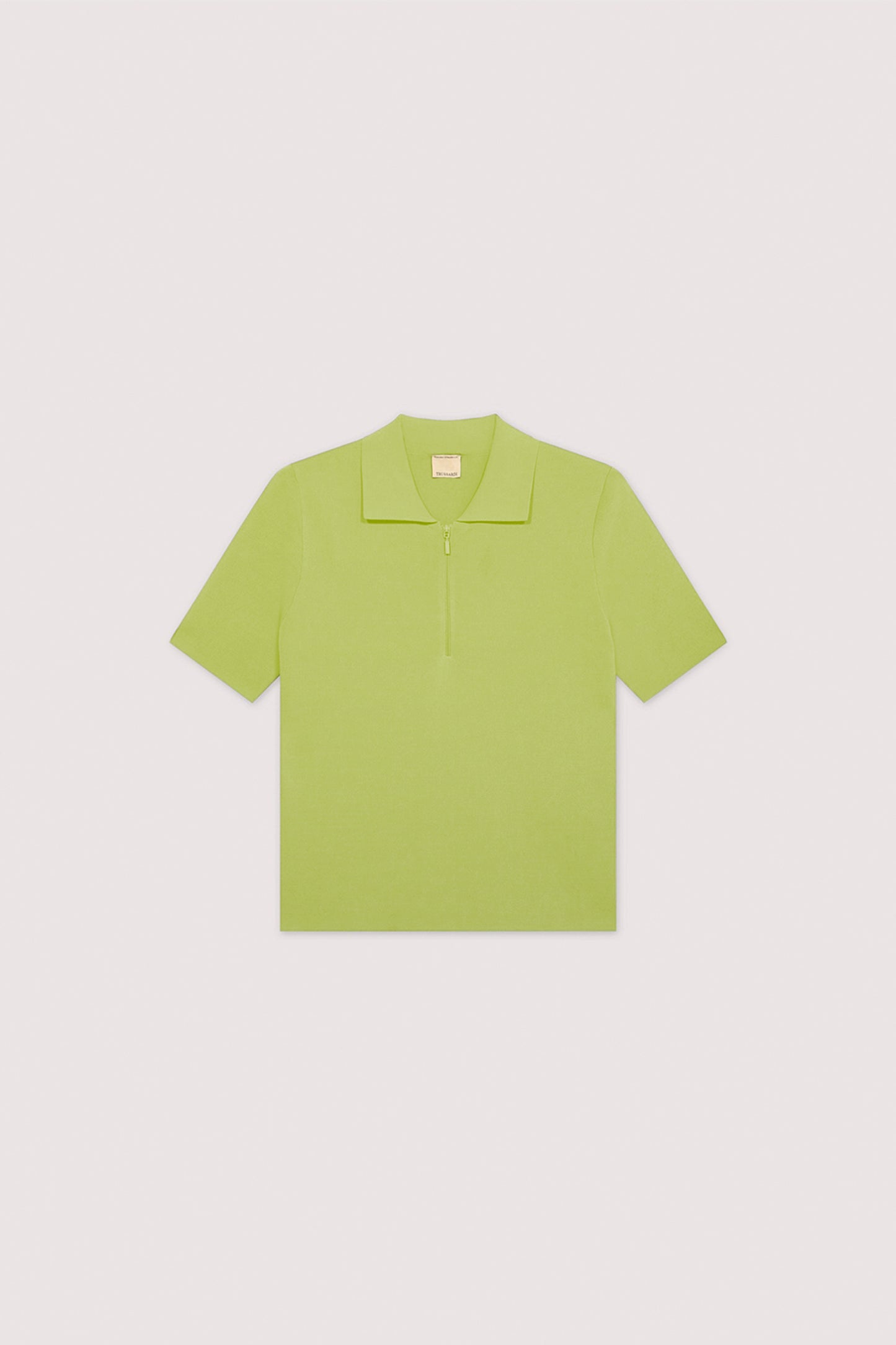 Polo crop in maglia di viscosa punto milano 5|42c796190d014986b654946233243f8ceac2296983d8cdcf514fd9967d16a955