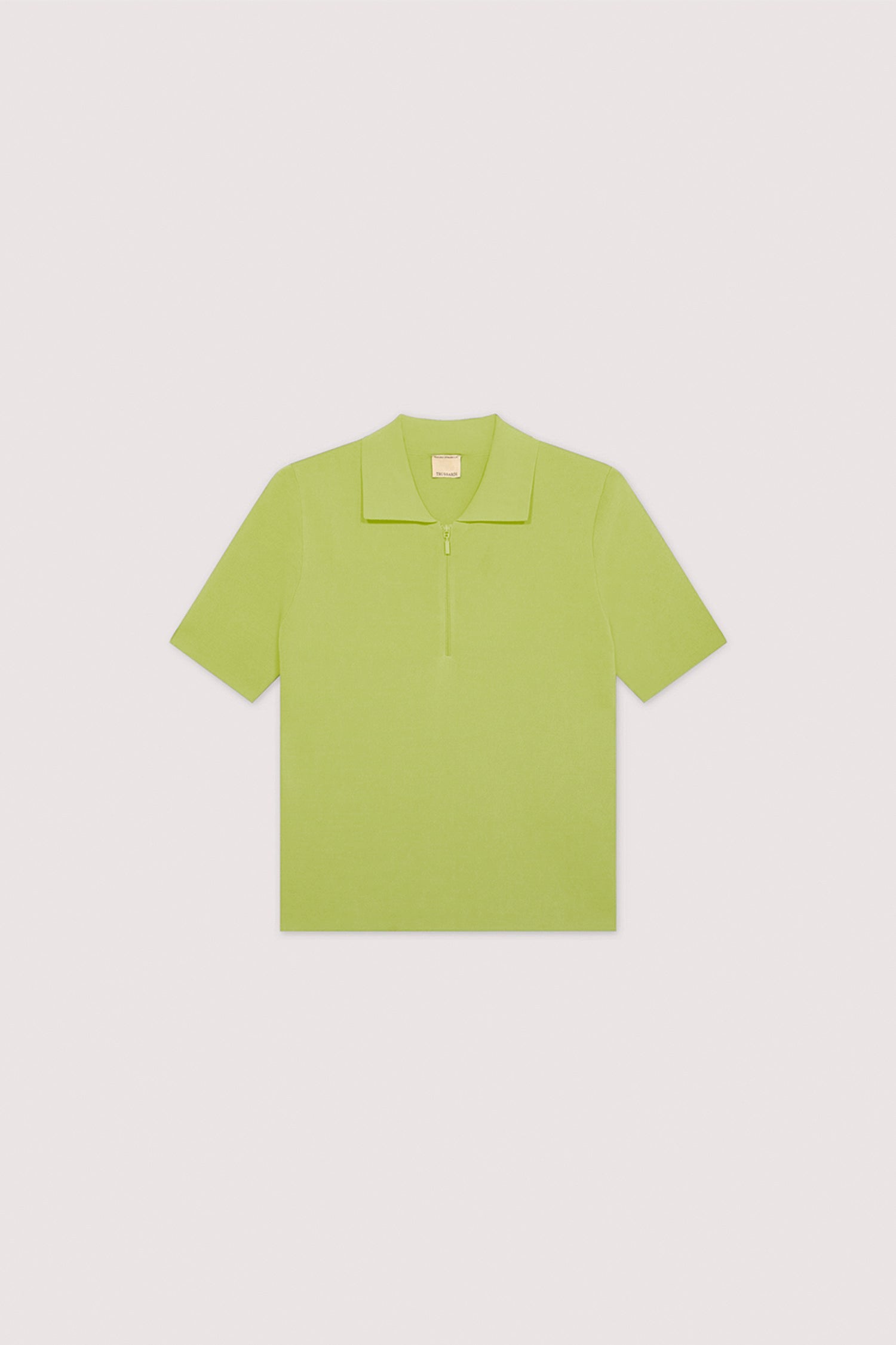 Polo crop in maglia di viscosa punto milano 5|42c796190d014986b654946233243f8ceac2296983d8cdcf514fd9967d16a955