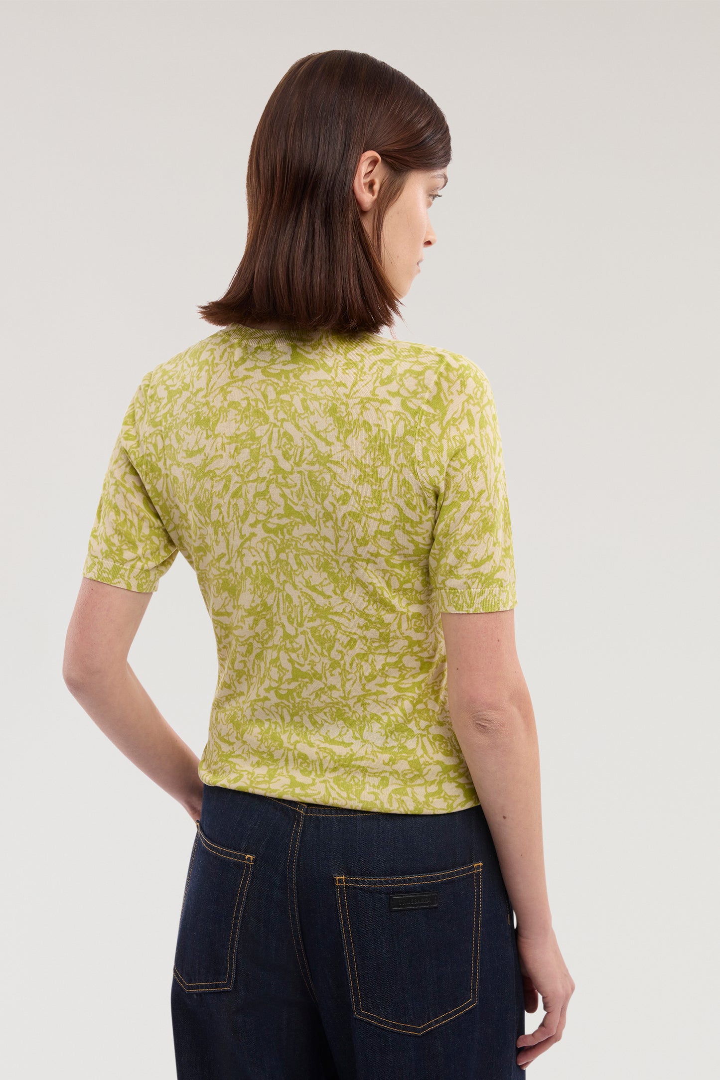 Maglia a maniche corte con stampa in lyocell 3|e7123b4fa34cf9c6276a6697b84665f0d4f313c531651c94c21e80db59e7d4e8