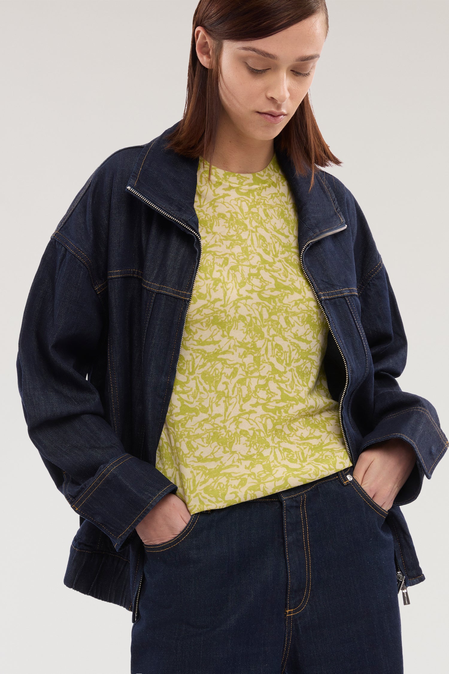 Maglia a maniche corte con stampa in lyocell 4|1c0520de1b32e97d534e3acaf0399d757ce26cde84f973388fb04e1c5d000c8f