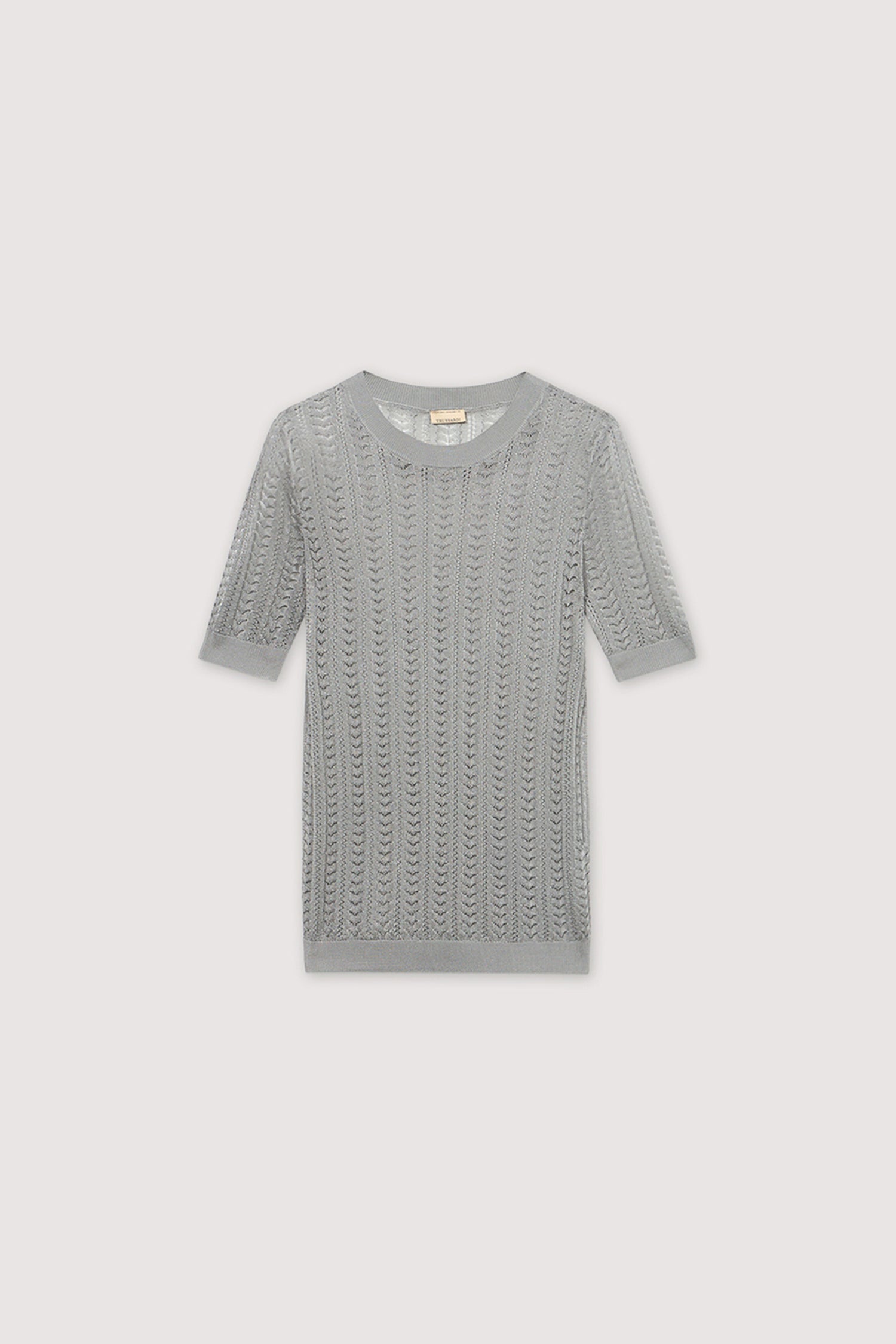 Maglia a manica corta in viscosa punto pizzo 5|99d352d0d0e370f4c9001f497509540283f529c80e140f123d5f49ca73036751