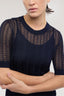 Maglia a manica corta in viscosa punto pizzo 1
