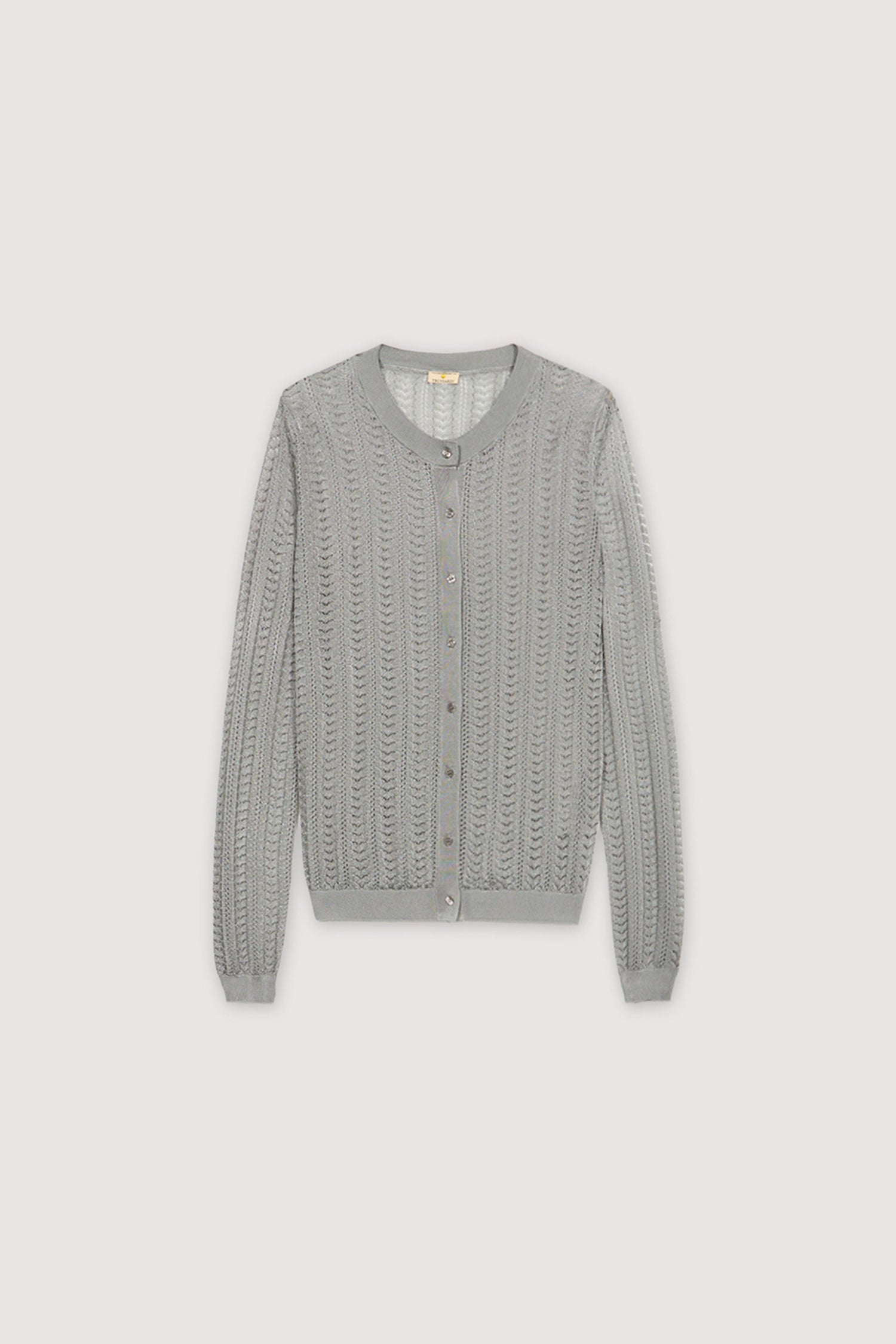 Cardigan in viscosa punto pizzo 5|0373192ebb8b73f2d4a479b4bcf6d2bcb137edb91109ad4cd306d9dd57863f2c