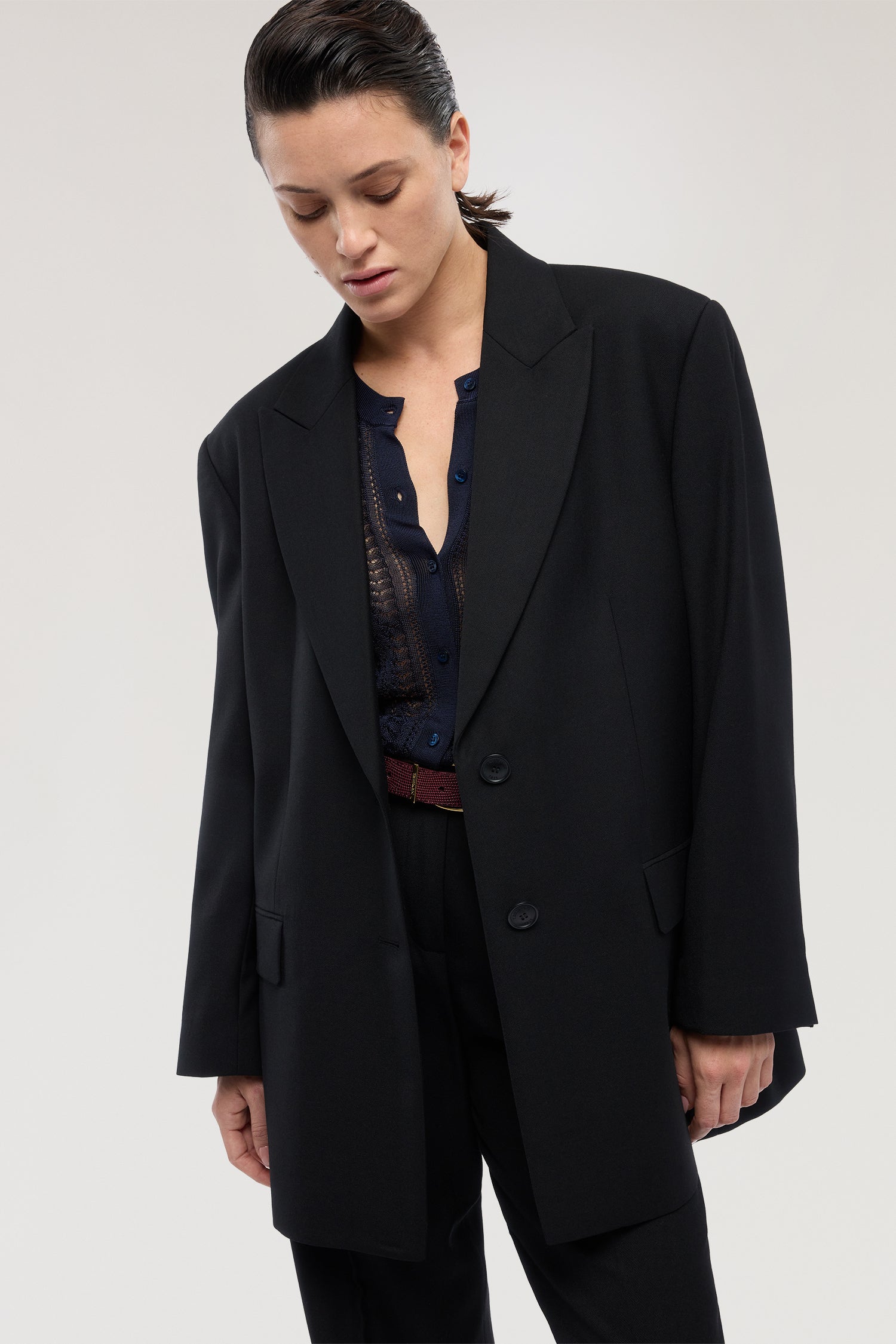 Cardigan in viscosa punto pizzo 4|51af56a1743ccec7db5df8325db5c338277e9ca6ba2ceb7f21e4bd8c763fedcb