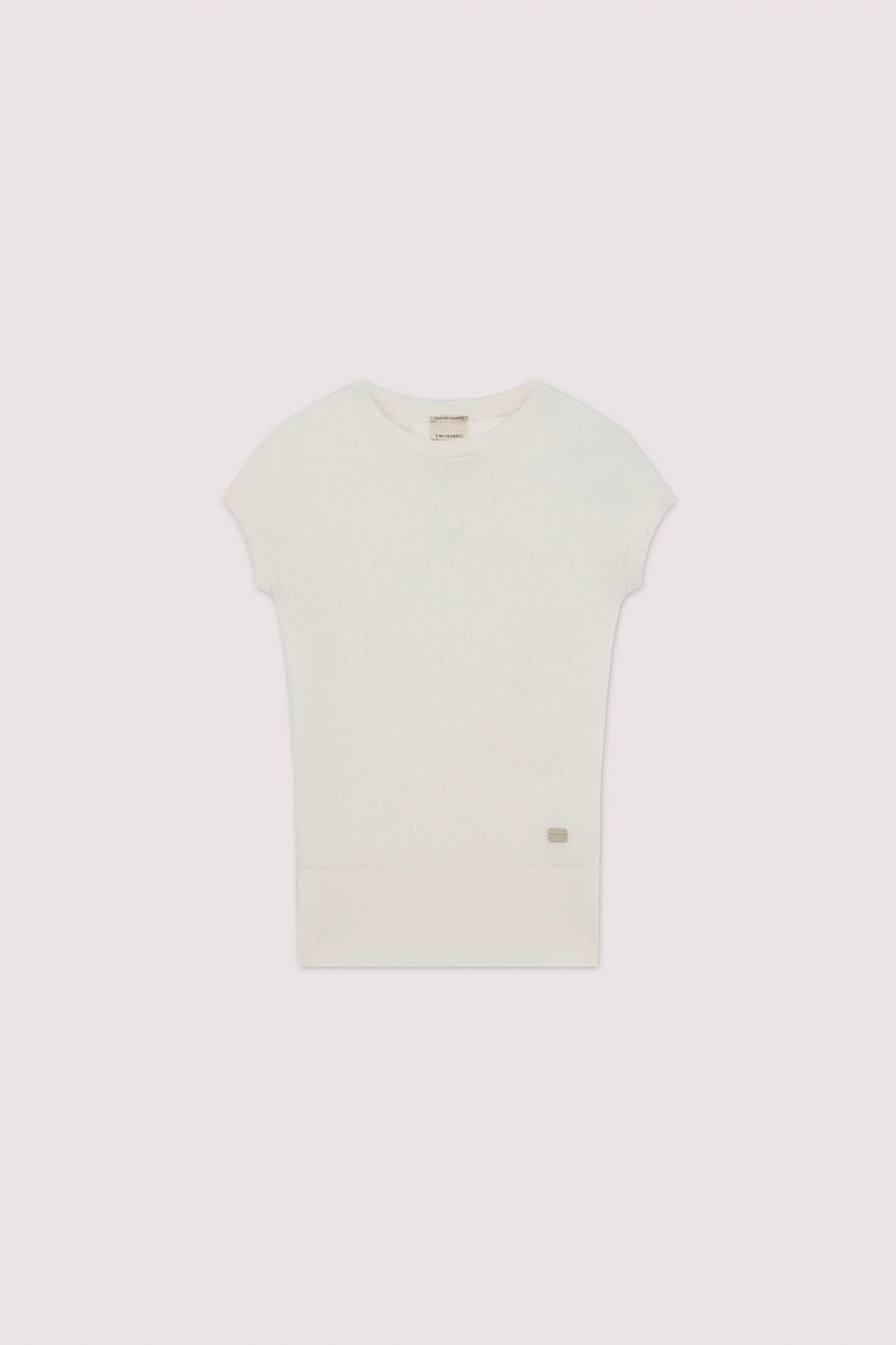 Maglia a maniche corte in cotone crepe con punto 3D 5|3620ddd76bfee2688a418357fec2bdd2c24ad1ece1b25082ef1d97542cd484f9