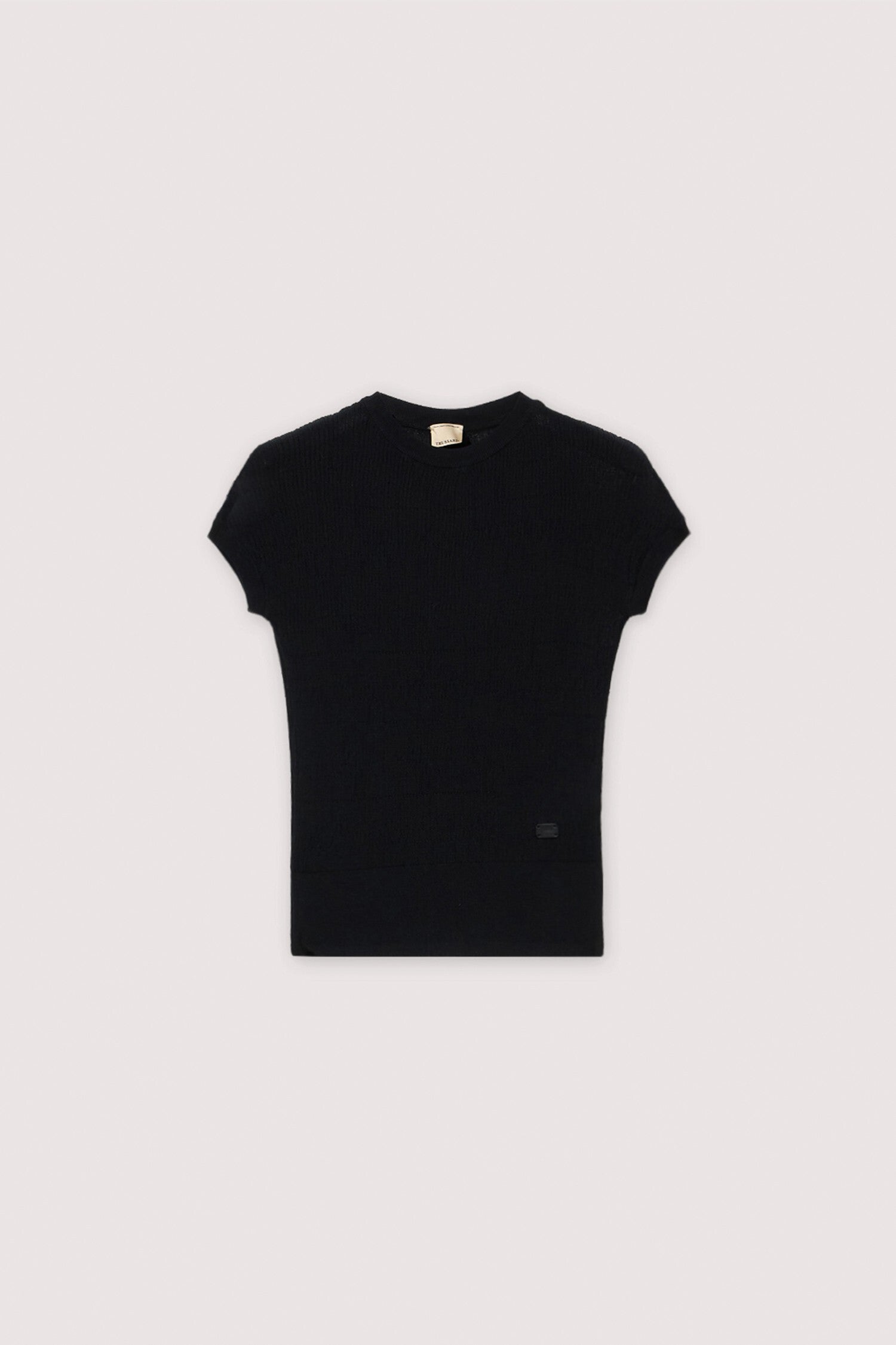 Maglia a maniche corte in cotone crepe con punto 3D 4|1f740204ae12855ec2ca27f65ae4d808b77c0d5c89a10e2fd19c4df3044154e1