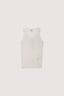 Tank top in cotone crepe con punto 3D 5