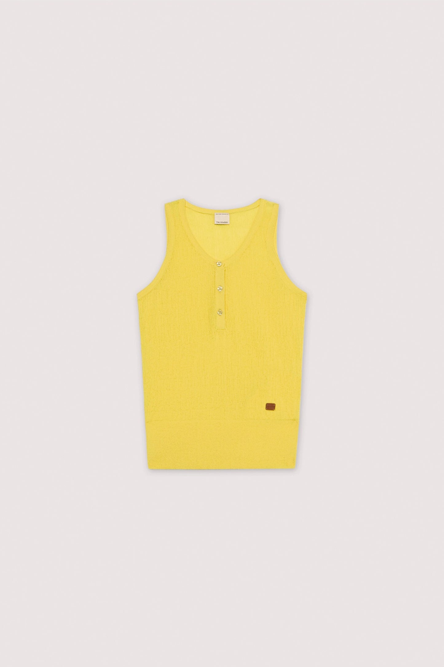 Tank top in cotone crepe con punto 3D 5|bff118ace1dafe1ba45194f7f33e8ab9ccd99b172e3c32ed572c9af473f06a99