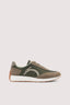 Sneaker Arrow in tessuto e cuoio 2