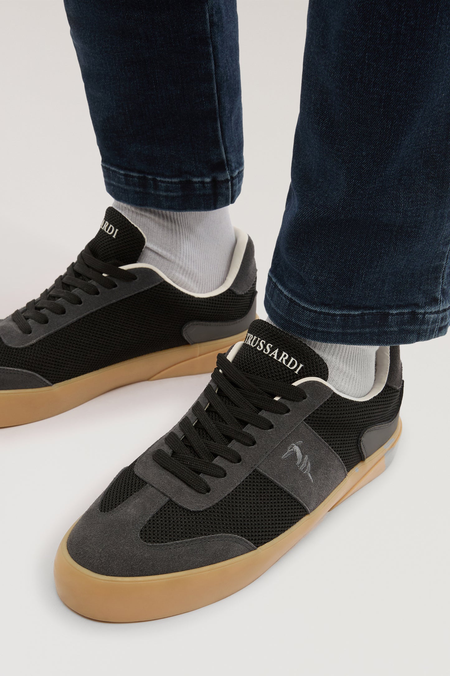 Sneaker vulcanizzata in mesh e pelle 4|ba7c56544105e7e690c4e03e8c9c2c6a6a0f66ccdc27894de2fb57423cd16983