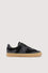 Vulcanised mesh and leather trainer