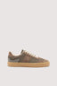 Sneaker vulcanizzata in mesh e pelle 1