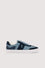 Sneaker vulcanisée en mesh et cuir
