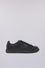 Leather cupsole trainers