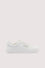 Leather cupsole trainer