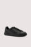 Cupsole leather sneaker