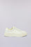 Sneakers en cuir lisse et grainé