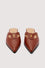Leather mules