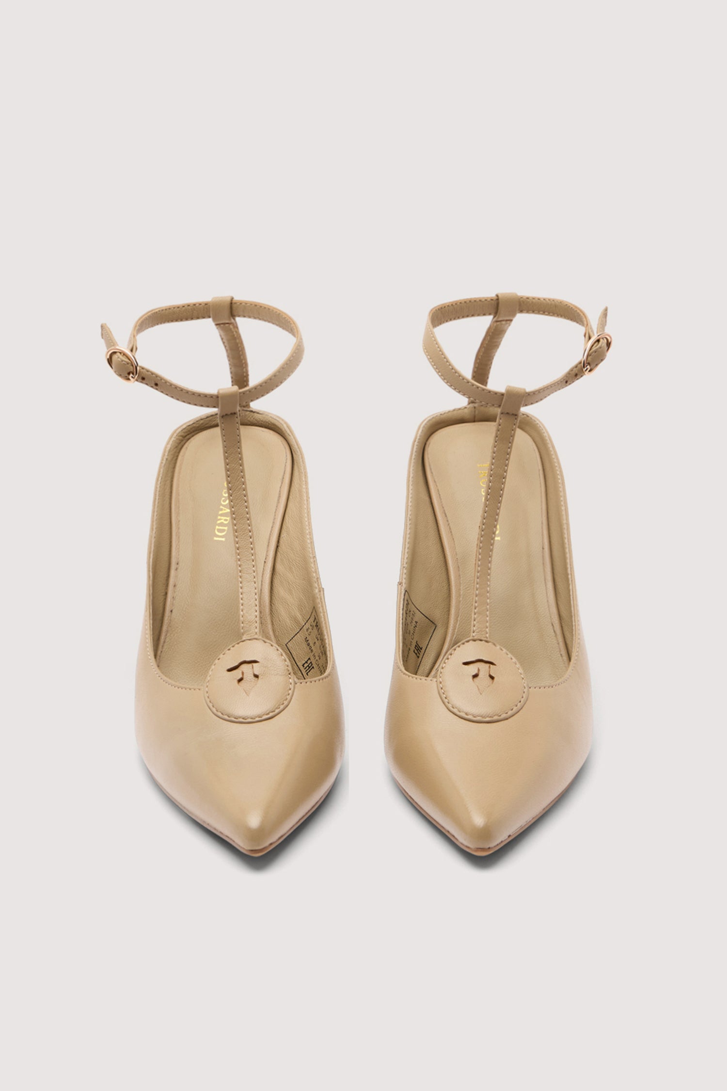 Décolleté con cinturino levriero in pelle 1|ffb9cc6b6ca26a8244f7d33d5ebfa90127f3d2d6237df1ec337c6e5a9a5ef5cc