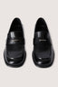 Loafer con fascia e placca metallica 1