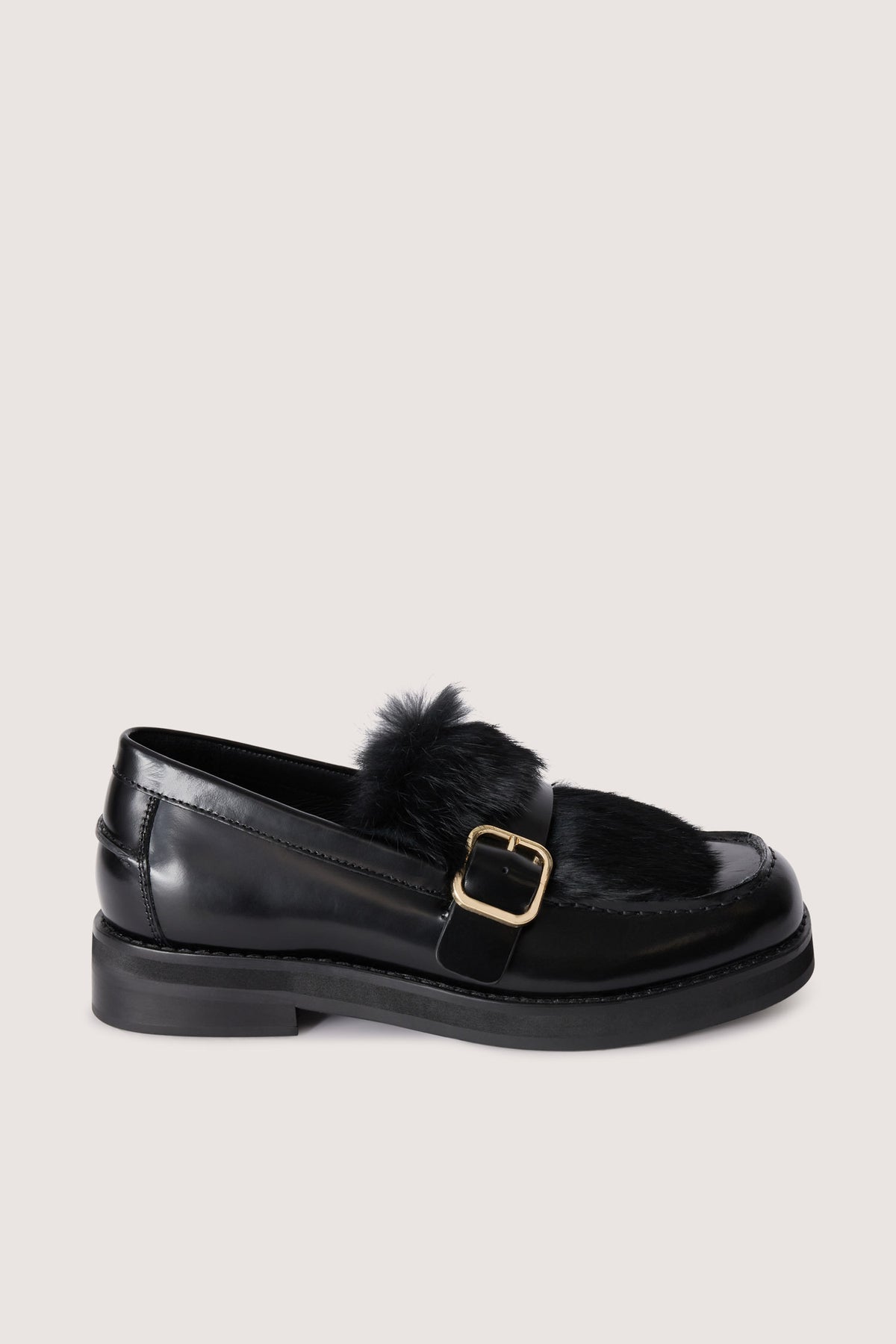Loafer con inserto in pelo e fibbia 1|7468fd5ff076f543dedf9b7e2c3fd55c042a9b53589dc7775c53ab3c3d2c51d7
