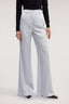 Pantalone flare in twill di viscosa 5