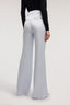 Pantalone flare in twill di viscosa 2