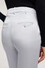 Pantalone flare in twill di viscosa 1
