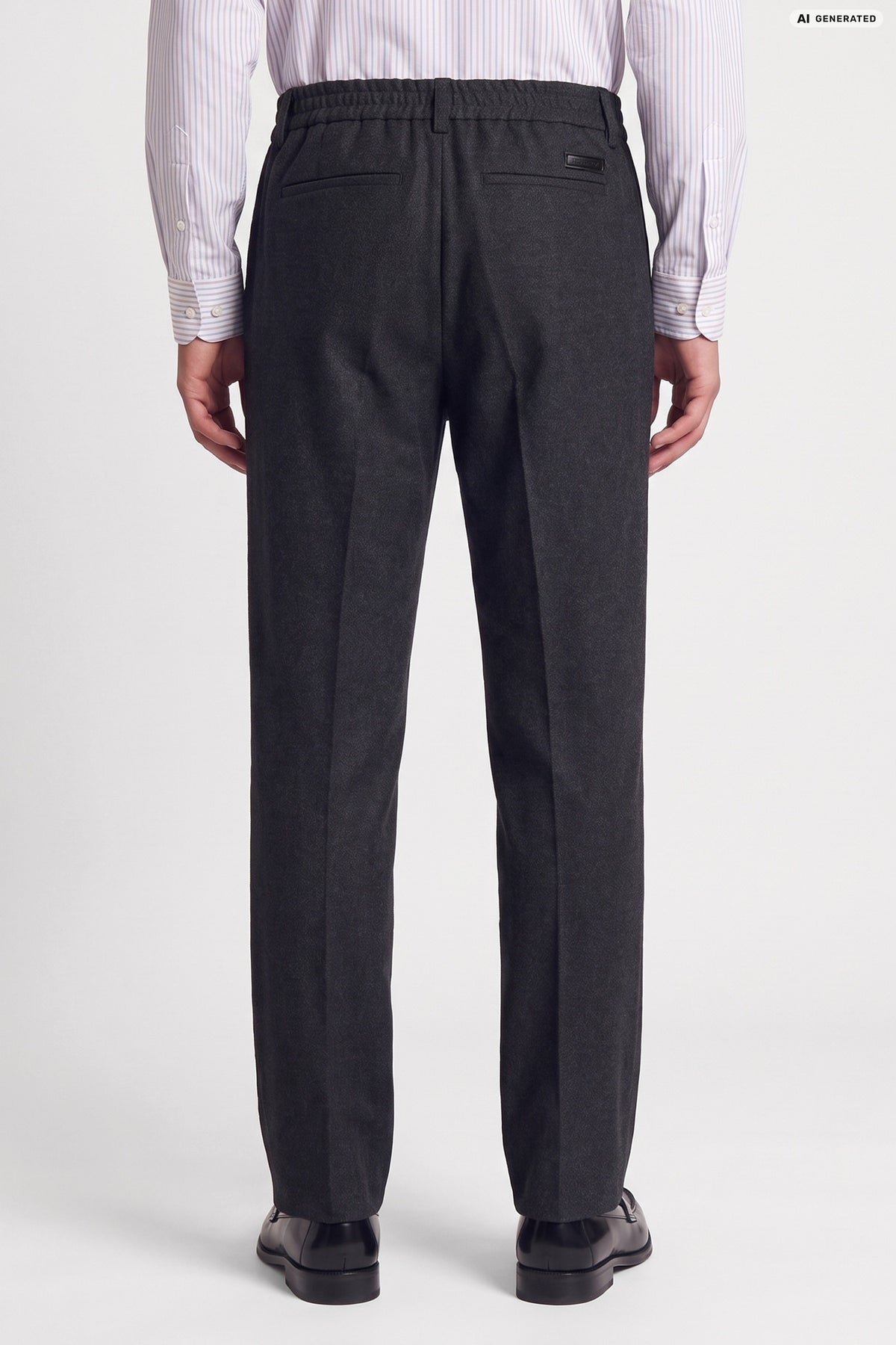 Pantaloni relaxed fit in flanella 3|fe07f6dfeec3e3c360276c086581a1fe94ea1584c8fc1e65fac9a117066a85b7