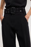 Pantalone palazzo in cady con cintura 5