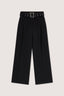 Pantalone palazzo in cady con cintura 5
