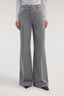 Pantaloni flare in flanella a quadri 3