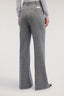 Pantaloni flare in flanella a quadri 4