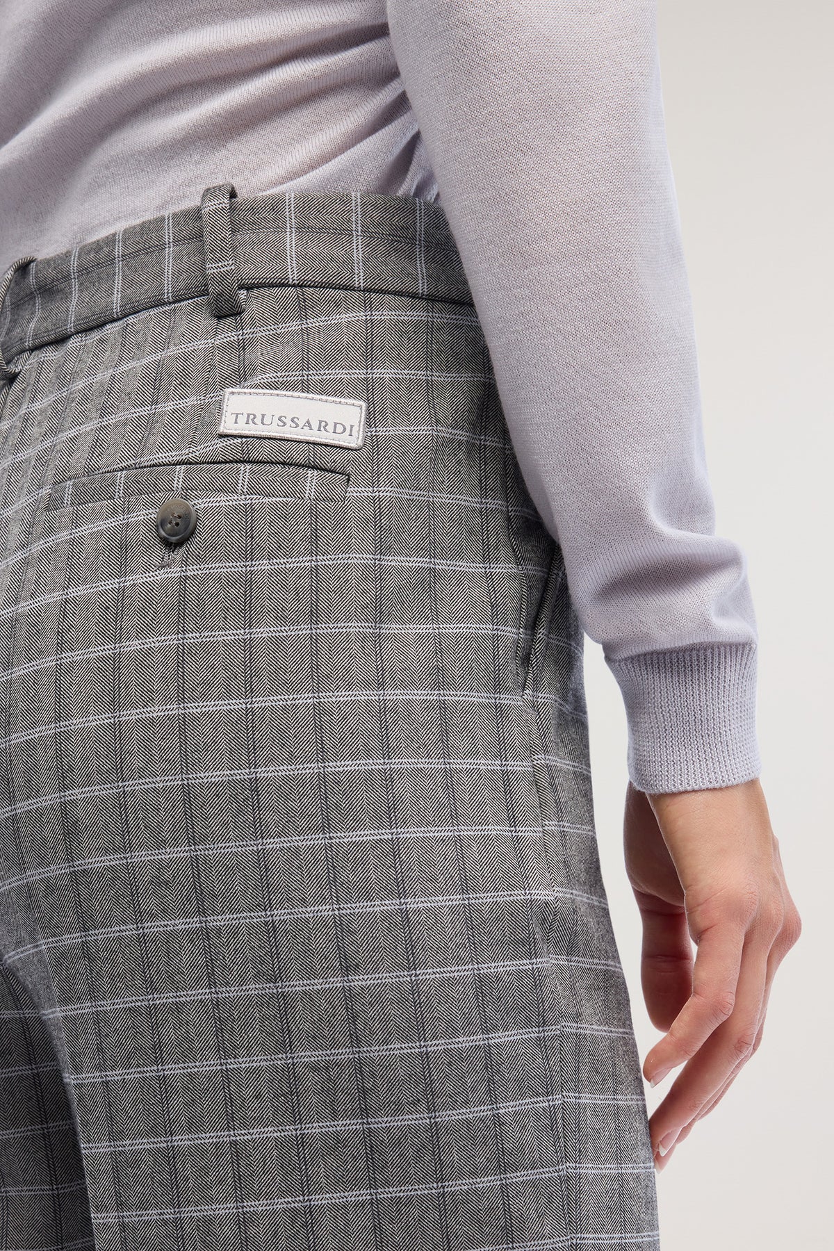 Pantaloni flare in flanella a quadri 1|5c3bd9b873311ccc25bb801cdfb951d1f69bab93619e2b2a9e59c2b229d95325