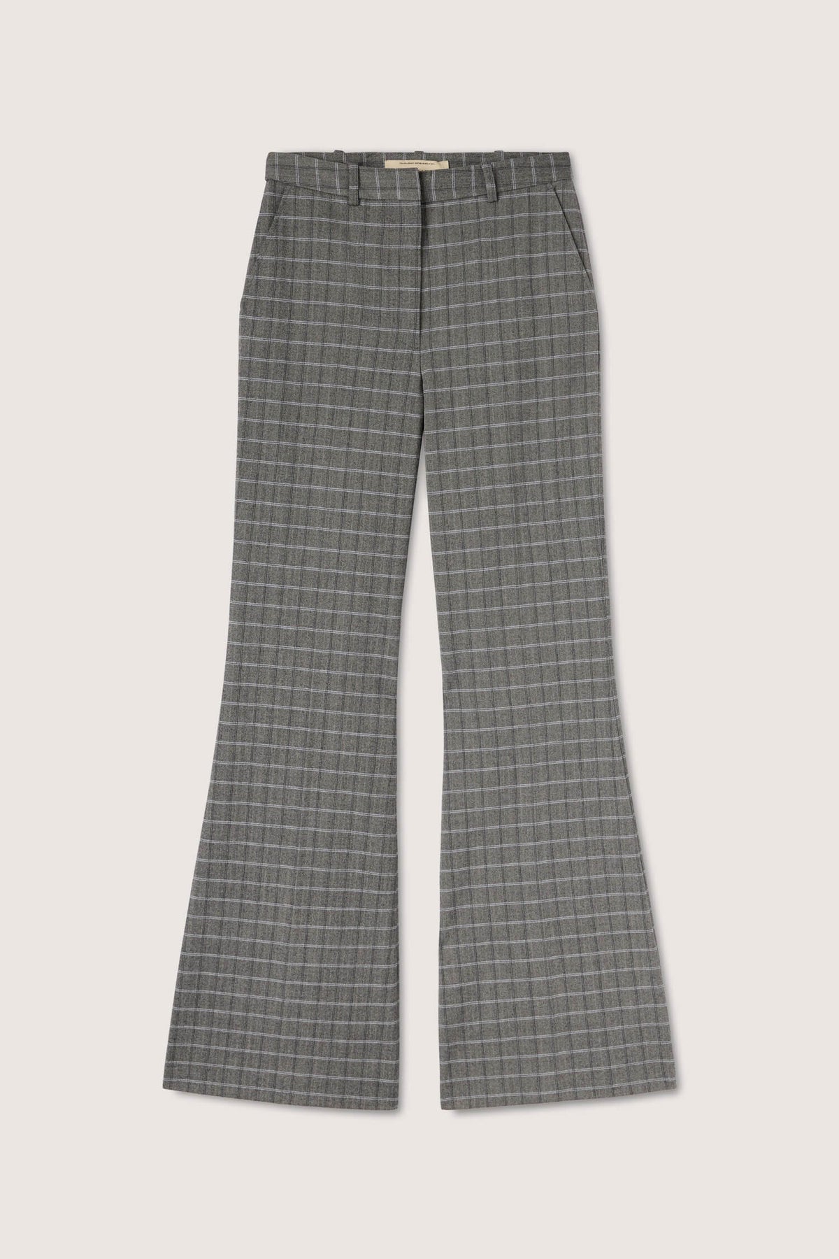 Pantaloni flare in flanella a quadri 2|1d8ce5aa00efea64bc91be375c3b4903473021909a97786ea93ac3b6716445c2